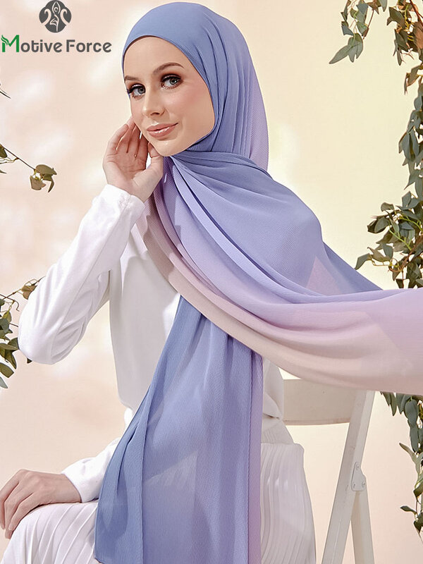 Muzułmańskie Abaya szyfonu luksusowe długi hidżab Abayas Hijabs dla kobiety szal z dzianiny strój islamski kobiety turbany Turban chusta na głowę natychmiastowy