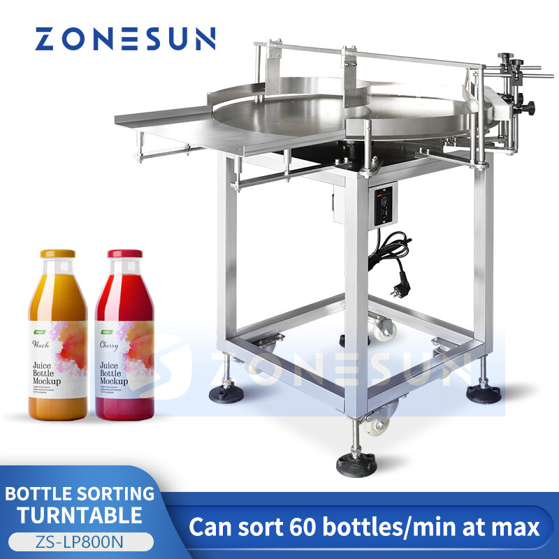 ZONESUN ZS-LP800N botol plastik PET, peralatan produksi Unscrambler botol dengan kecepatan tinggi