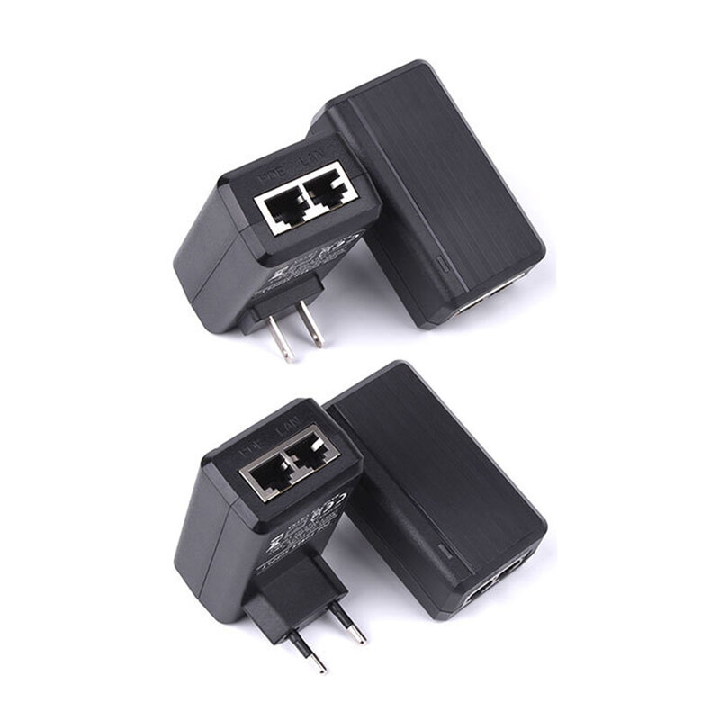 1000Mbps POE Injector 15V1A/24V1A/48V0.5A Output EU US Plug For CCTV IP Camera Power Supply POE Adapter Phone AP