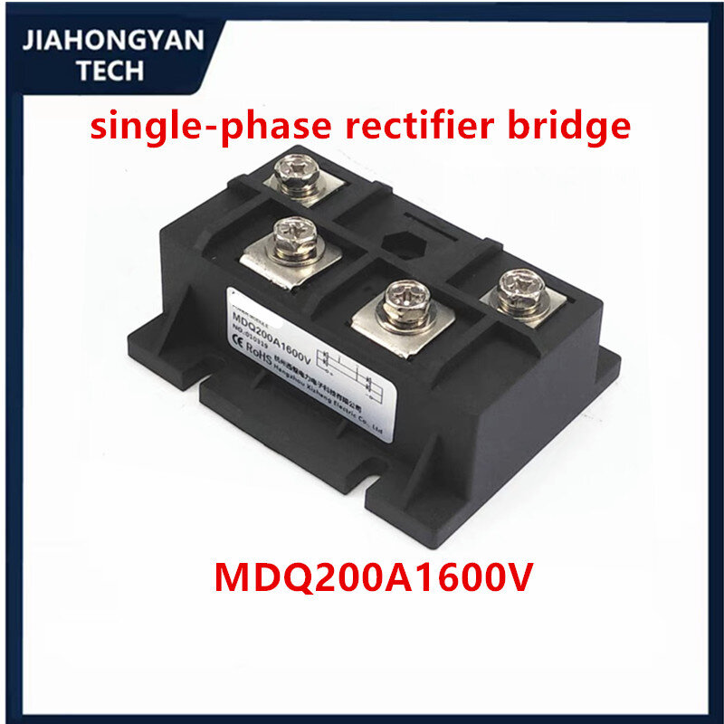 Puente Rectificador monofásico MDQ150A1600V 30A 40A 50A 75A 100A 200A 250A 300A 500A diodo 100A 300A-16 módulo disipador de calor DC 12VDC