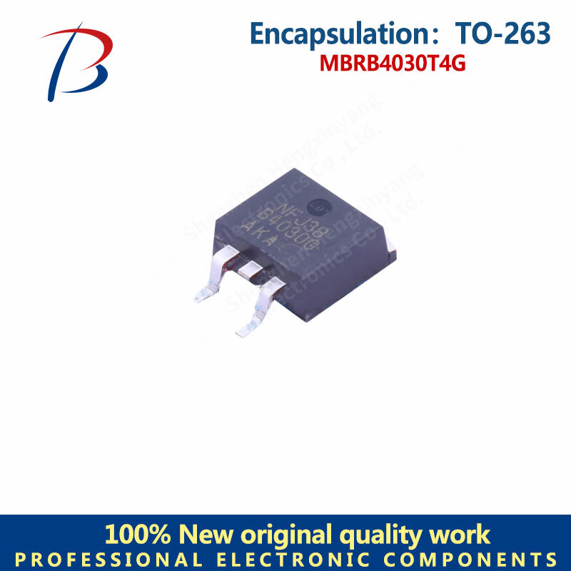 10pcsMBRB4030T4G Silkscreen B4030G 40A 30V silicon rectifier diode package TO-263