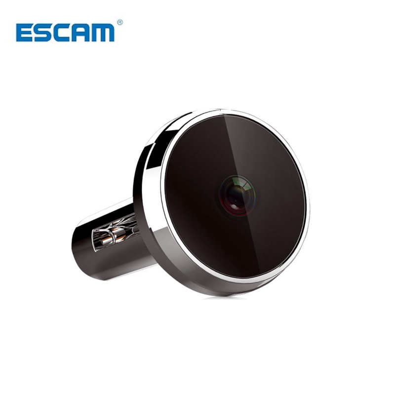 Escam C01 5,5-дюймовый цифровой ЖК-дисплей, 3,5 градусов, глазок для фото, визуальный мониторинг, электронная камера кошачий глаз, дверной звонок, камера