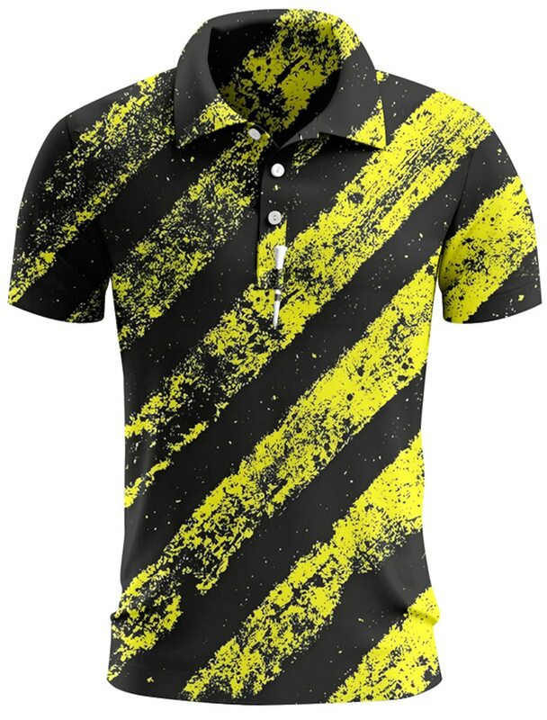 Herren Polos hirts Golfhemd knöpfen atmungsaktive, schnell trocknende, feuchtigkeit transportierende Kurzarm-Herren kleidung Sommer-Tennis-Sport bekleidung