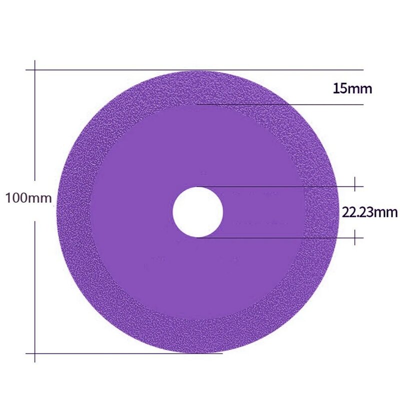 1PC 100mm Cutting Disc Circular Saw Blade Grinding Wheel Ceramic Jade Polishing Cutting Blade For Angle Grinder