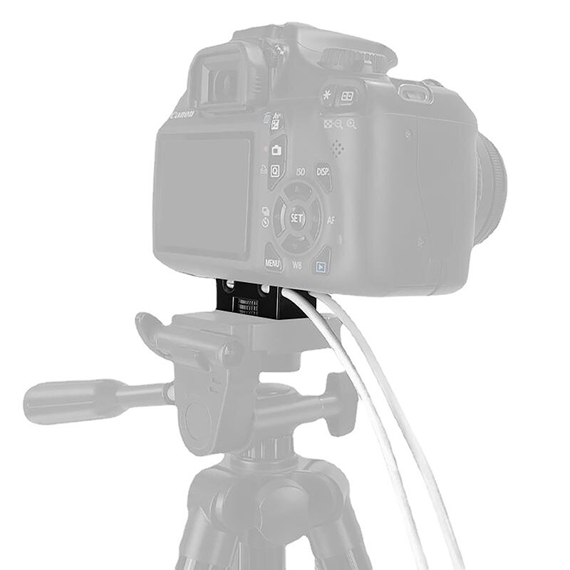 Mini Tether kamera Digital kabel USB klip kunci pelindung penjepit Mount untuk kamera Tripod rilis cepat pelat Tether kabel