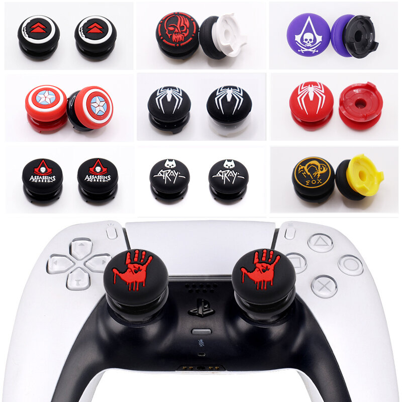 Thumbstick Thumb Stick Grip Caps, Thumb Button Cap para PS4, PS5, Xbox One, 360 Controller Parts, Acessórios