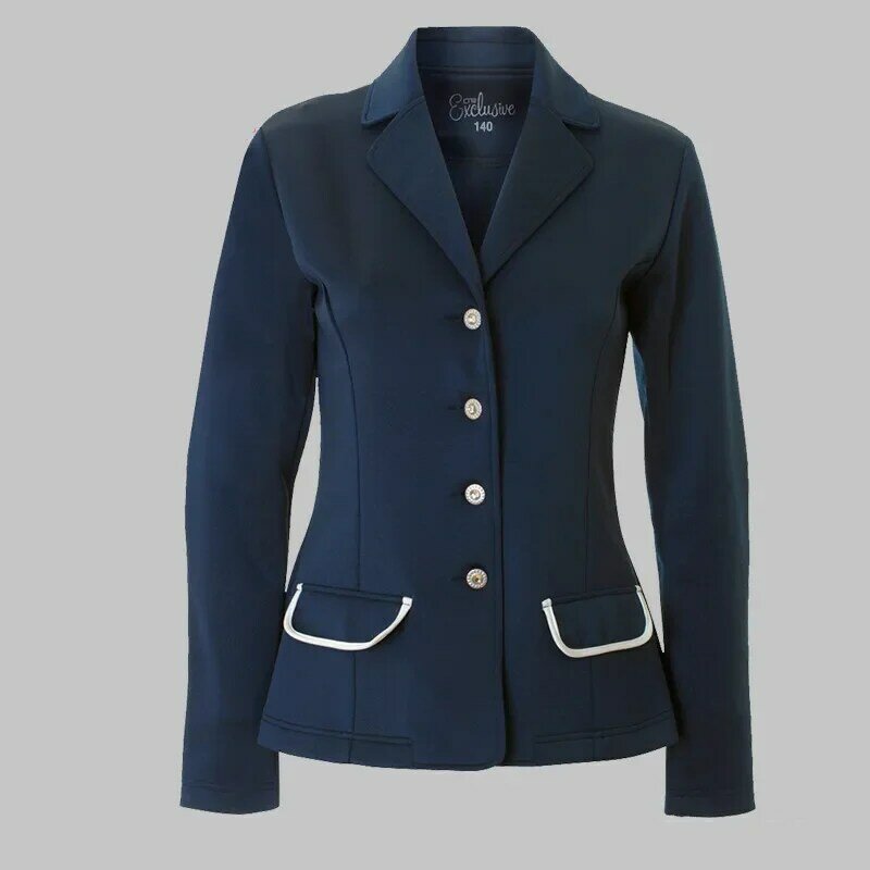 여성용 전문 승마 재킷, 긴팔 블레이저 코트, 승마 패션, 겸손하고 최고급 승마 스포츠 장비