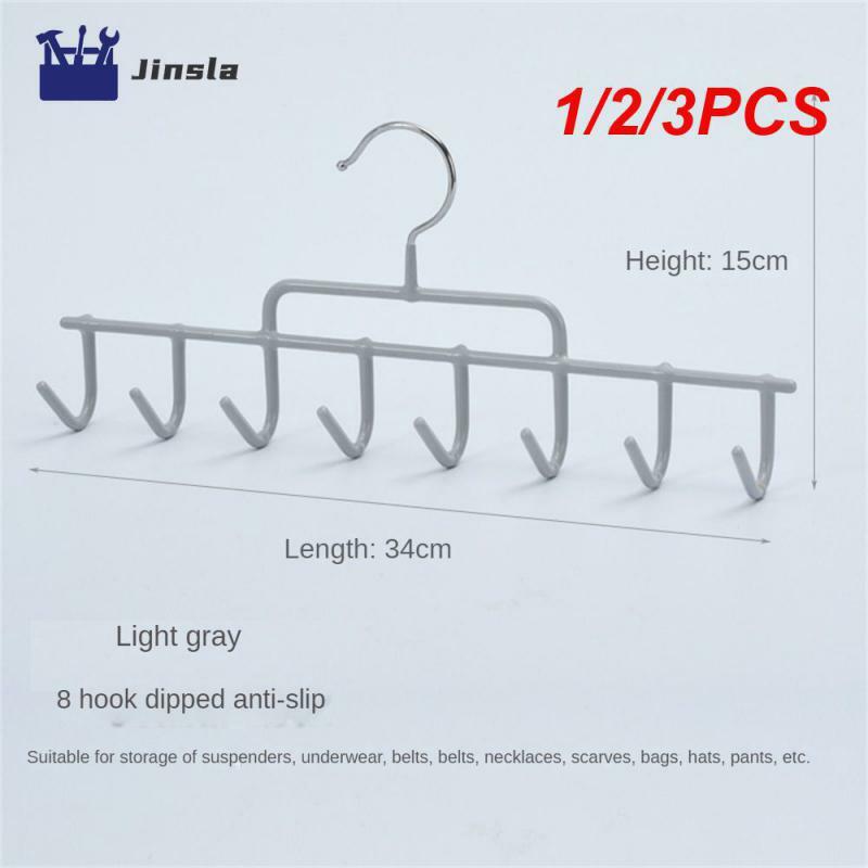 1/2/3PCS Hat Accessories Simple Strong Load-bearing Capacity Smooth Plating Surface Iron Household Bathroom Hanger Storage Rack