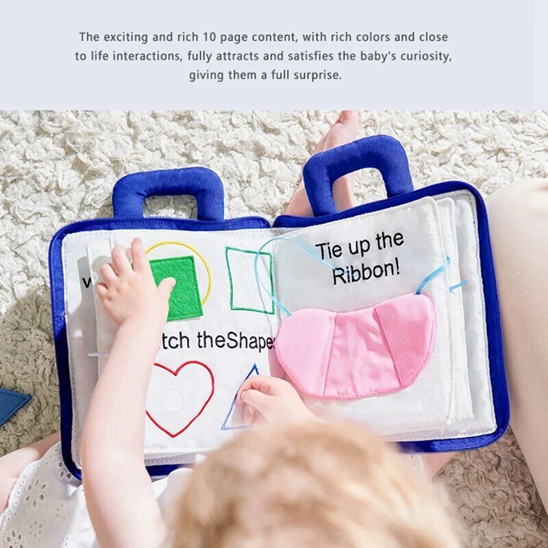 Baby Toys Infant Cloth Books Early Learning Classification Fine Activity Cognize Puzzle Book Newborn Toddler Educational Toy