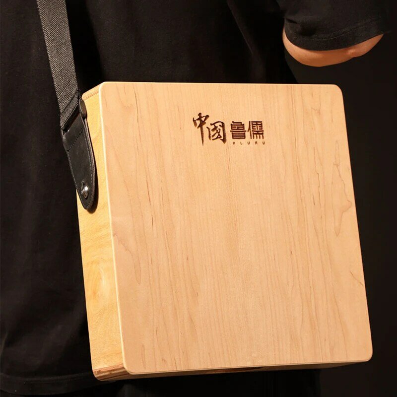 HLURU scatola di legno tamburo Cajon Box tamburo musicale tamburo Kahong strumento tamburo da viaggio strumento professionale a percussione a tamburo a mano