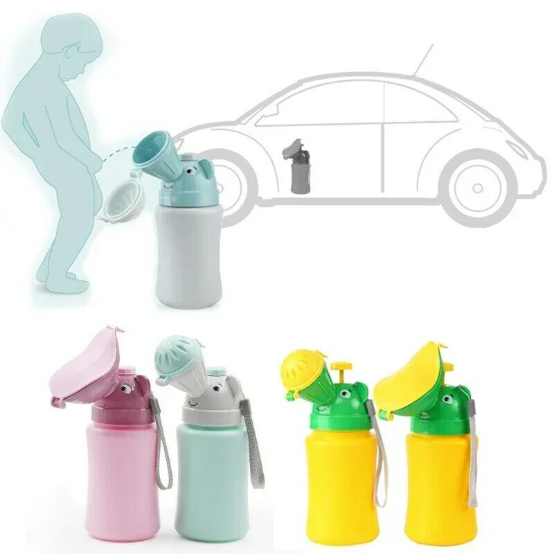 Orinal portátil de higiene para bebé, urinario de viaje para coche al aire libre, antifugas, práctico