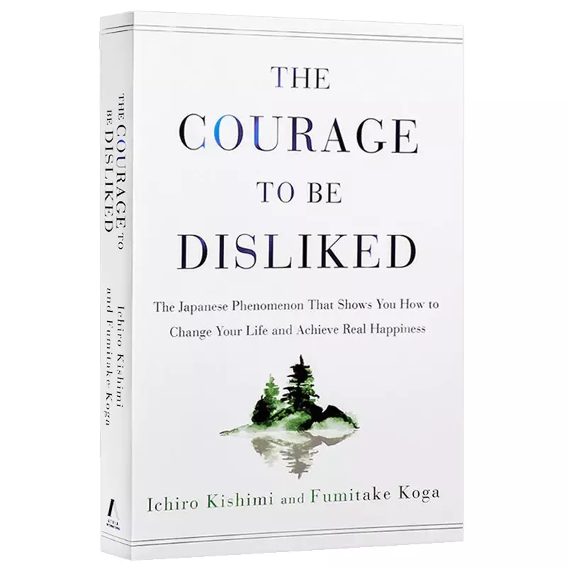 Livre en anglais avec le courage d'être détesté, comment changer soi-même et obtenir un vrai mod