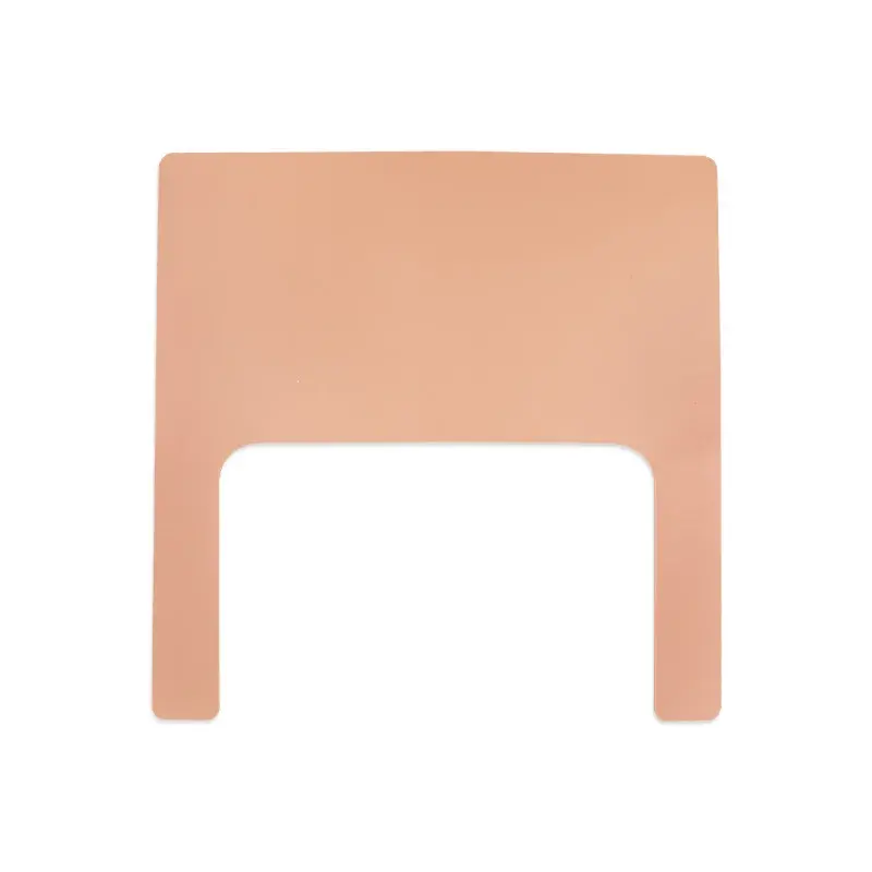 Mantel Individual personalizado de Color puro para silla alta, plato de comedor de comida sólida, tapete de mesa de silicona suave, vajilla, artículos para bebés