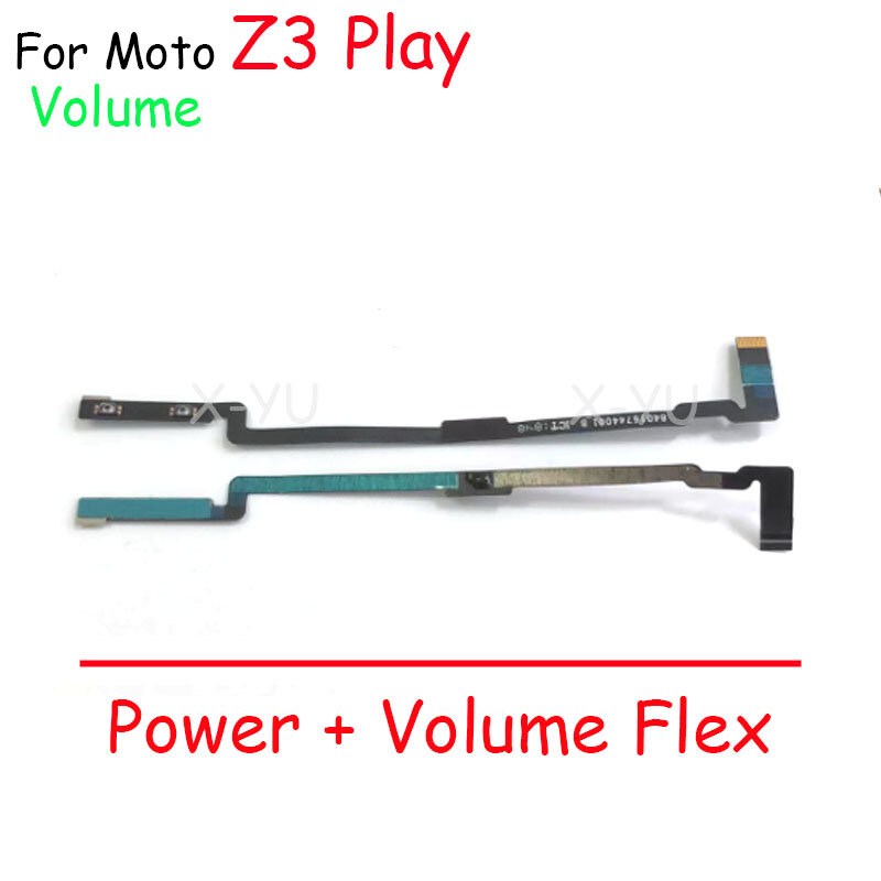 For Motorola Moto Z3 Play Power On Off Switch Volume Side Button Flex Cable