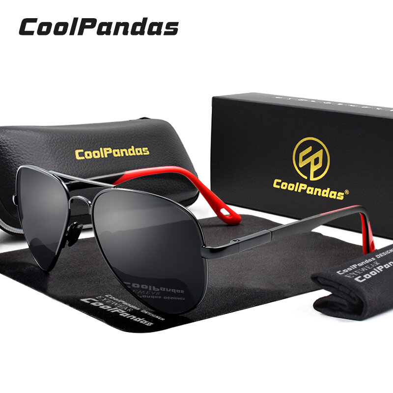 Zonnebril heren-gafas de sol polarizadas de aluminio para hombre y mujer, lentes de sol polarizadas con revestimiento para conducir
