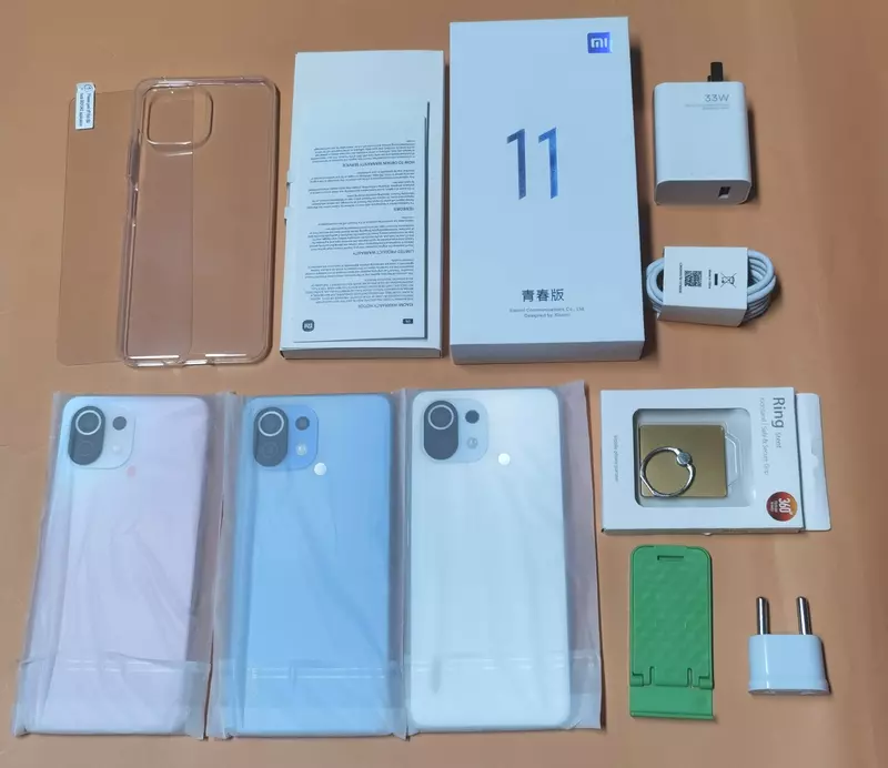 smartphone redmi Xiaomi 11 Lite 5G Global firmware 8G 256G Qualcomm Snapdragon780G  6.55inchs 64MP 20MP 2400x1080 Android