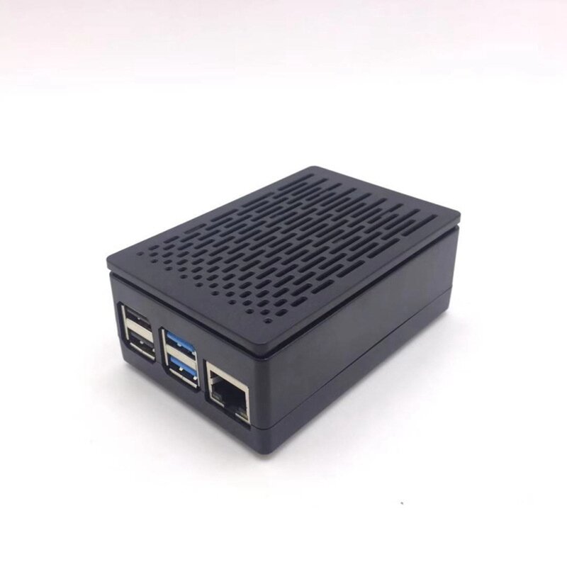 for Raspberry Pi 4 Case Shell Box Enclosure Installable Cool Fan Aluminum HeatSink Enclosure for Raspberry Pi 4B