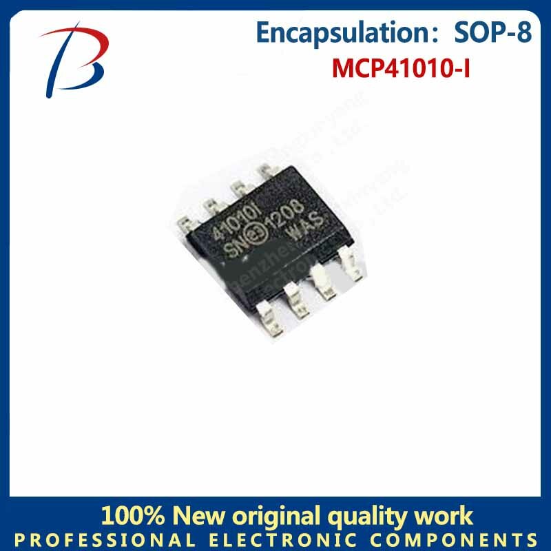 5PCSMCP41010-I Paquete de potenciómetro Digital SOP-8 pantalla de seda 41010I