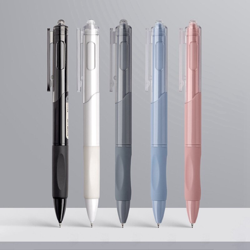 Stylos gel à pointe fine, 0.5mm, stylos à écriture lisse, parfaits pour la journalisation, prise de notes, coffret cadeau, lot de 5, nouveau