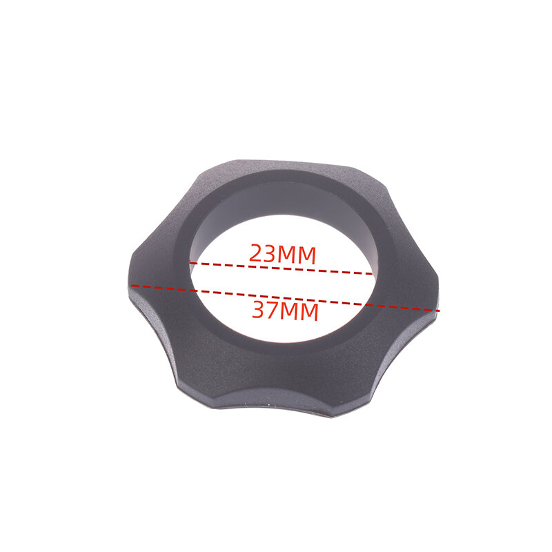 1pc hochwertige schwarze Silikon taktische Ring innovative und praktische Taschenlampe DIY Zubehör einfach zu bedienen