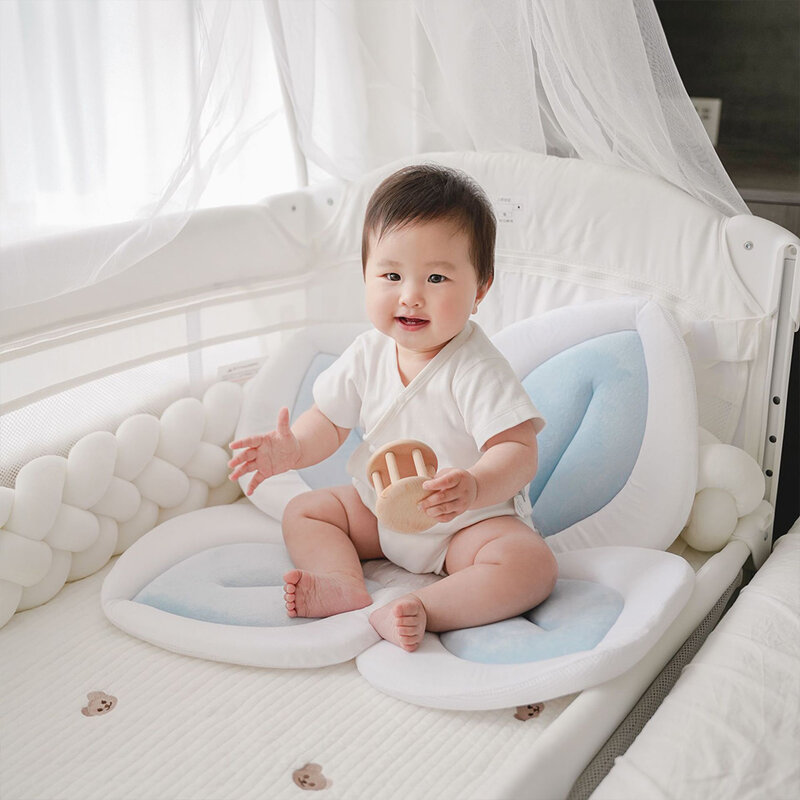 Confortável banho Mesh Seat Mat para bebês, Pano banho flor, não facilmente deformado, banho conforto