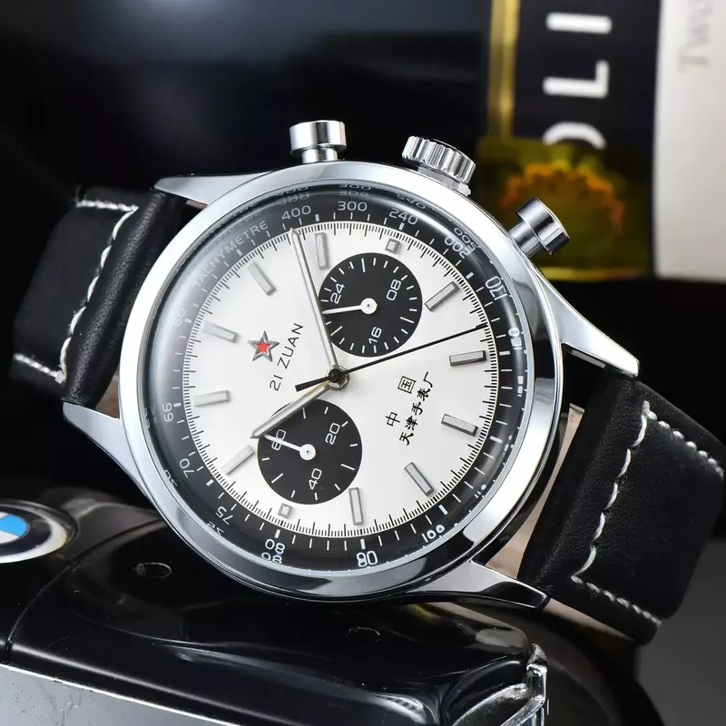 Tylko AAA zegarki męskie luksusowe sportowe z pełną stalą automatyczne zegarki na rękę z datą i wysoką czułością biznesowy zegarek kwarcowy AAA zegarki mewa