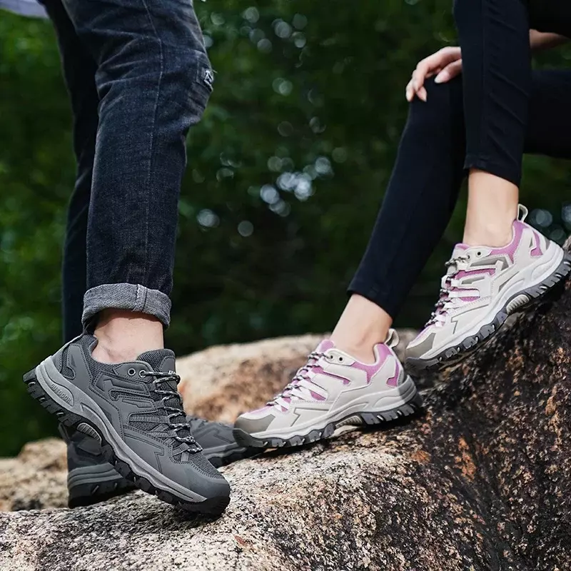 Nuove scarpe da coppia primavera/autunno moda outdoor Sneakers Mesh scarpe Casual da uomo traspiranti Sneakers da uomo antiscivolo Plus Size