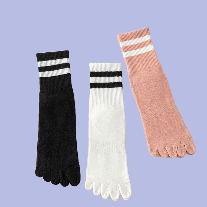 5/10 Pairs Women's Mid-Tube Socks Spring and Autumn Thin Non-Slip Yoga Socks Breathable Autumn and Winter Socks