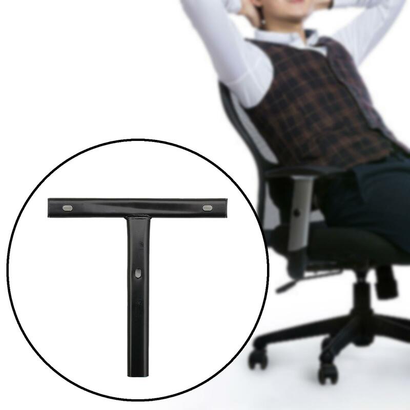 Tongkat penopang kursi putar, batang pendukung kursi putar T berbentuk Bar dapat disesuaikan sekolah praktis tahan lama untuk kursi putar sandaran kursi pengganti
