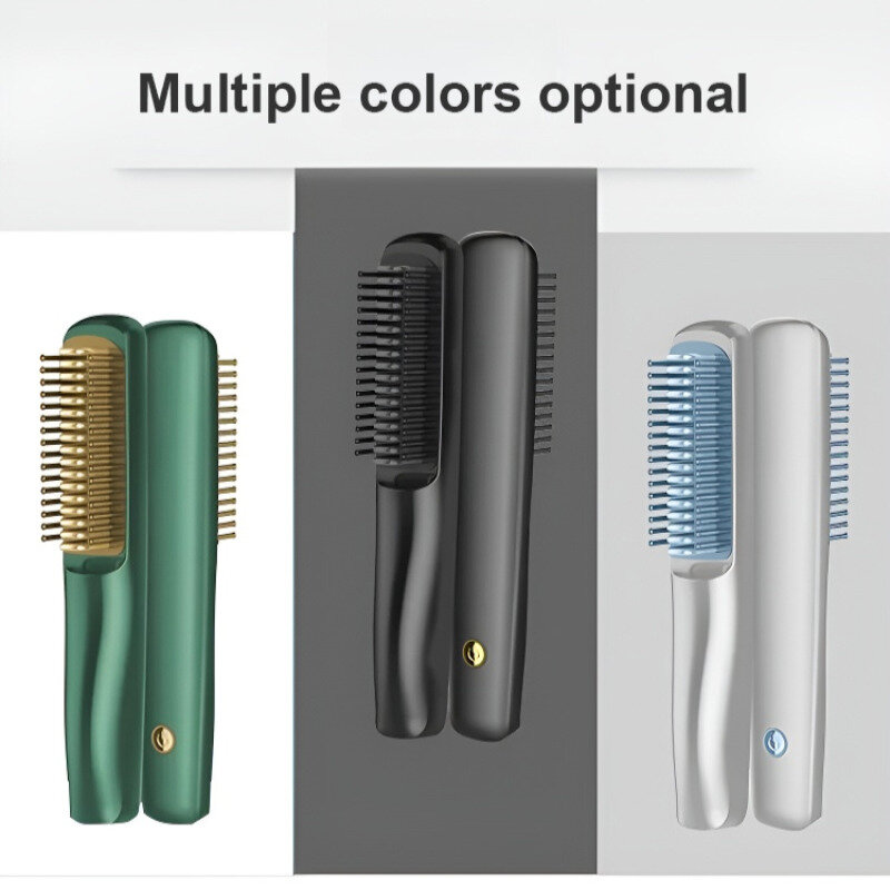 Home portable multifunctional beard comb that does not damage hair wireless charging portable comb