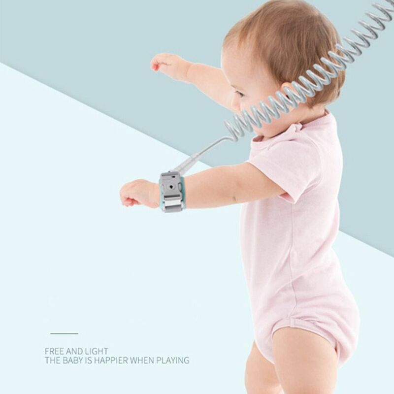 Tali bantu jalan bayi, alat keselamatan bantu jalan luar ruangan multi-fungsi tidak licin tali kekang balita