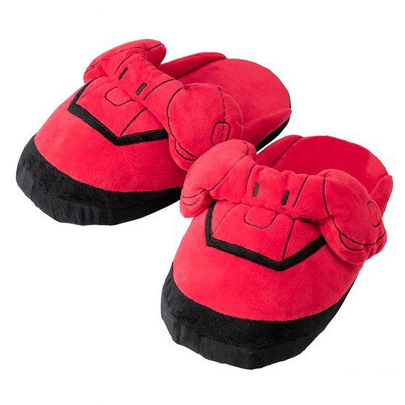 Anime GUNDAM kawaii Cosplay Costume Shoes Adult Unisex Couple Indoor Home Winter Warm Slipper Gifts One Size