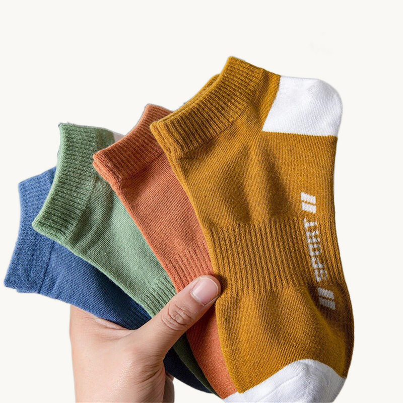 5/10/20 Paren Nieuwe Hoge Kwaliteit Dunne Mannen Sport Zweet-Absorberende Boot Sokken Ins Mode Ademende Comfortabele Korte Sokken