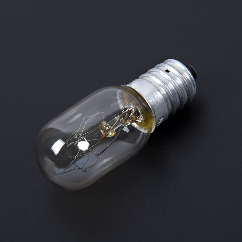 Lampu bohlam E14 15W, 20 buah/set AC220-240V pengganti bohlam kulkas kaca nikel tembaga lampu bohlam Edison pijar Vintage