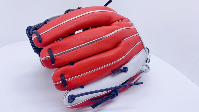 Profesjonalna rękawice do baseballu rękawice baseballowe skórzana Kip na zamówienie sprzedaż hurtowa rękawice do baseballu A2000