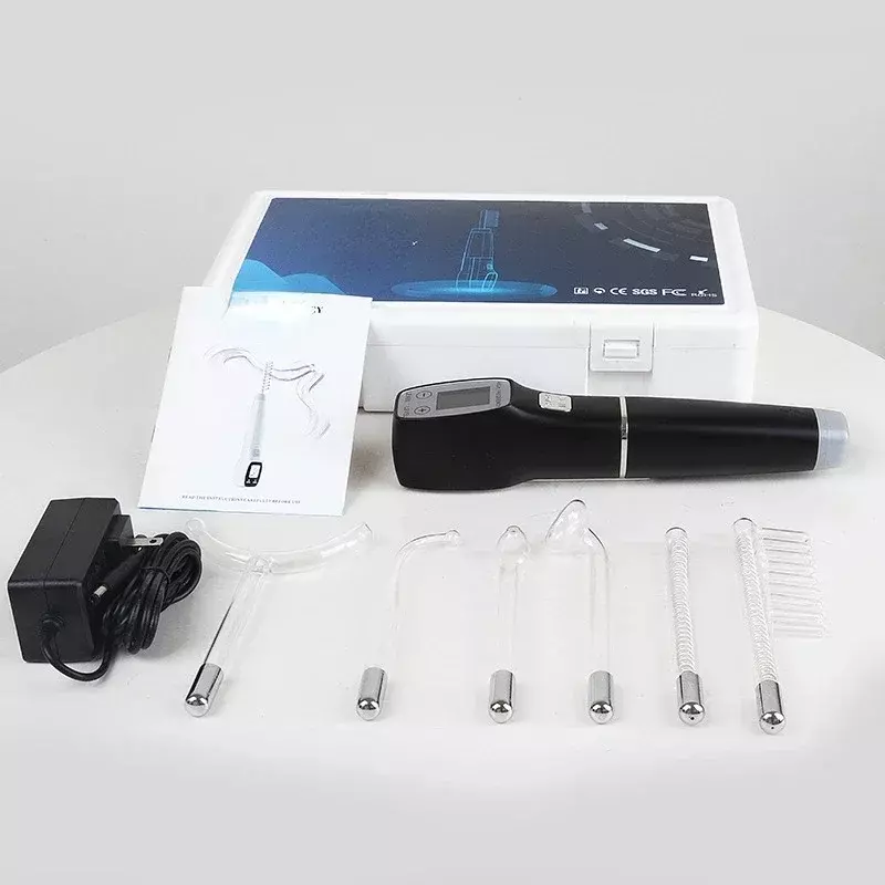 New Color Screen High Wave Electrotherapy Rod 6-Piece Set
