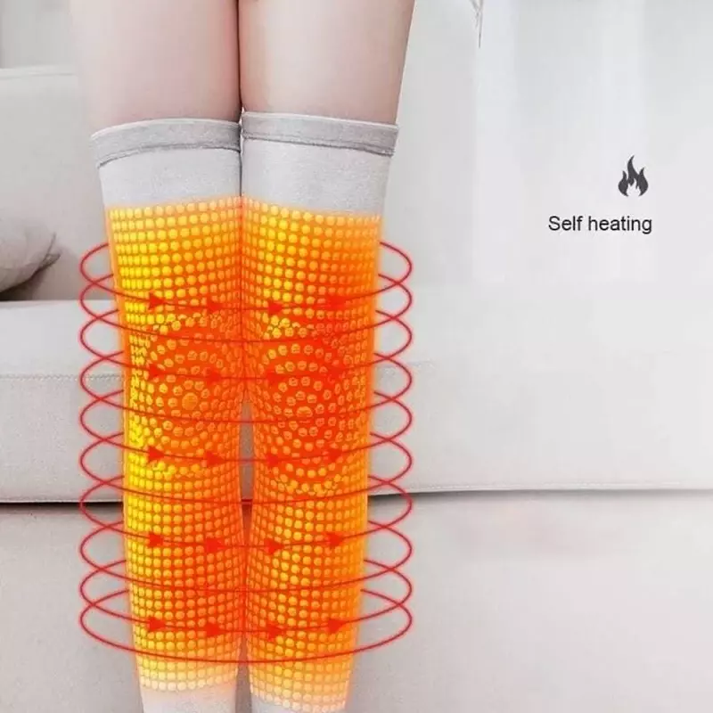 1 Pair Dot Matrix Zelf Verwarming Kniebeschermers Brace Sport Kneepad Toermalijn Knie Ondersteuning Voor Artritis Gewrichtspijn Opluchting Herstel