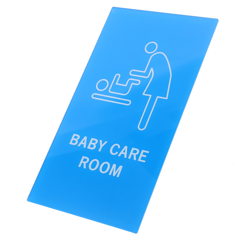 バスルームのドア、アクリルボード、新生児のバケツ、ベビーエリア、洗面所、母のためのおむつ交換サイン