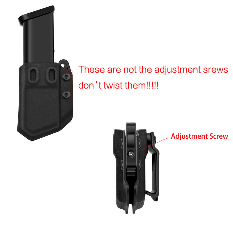 Upgrade IWB OWB universal Magazine Pouch Holster Mag Carrier for Glock S&W Sig H&K IWI Taurus hellcat Walther 9mm .40 .45 Pistol
