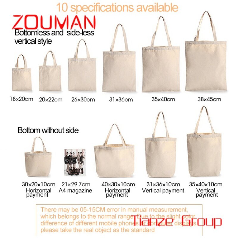 Custom , wholesale personalized linen jute fashion Large reusable women's canvas shopping tote bags with custom printed logo