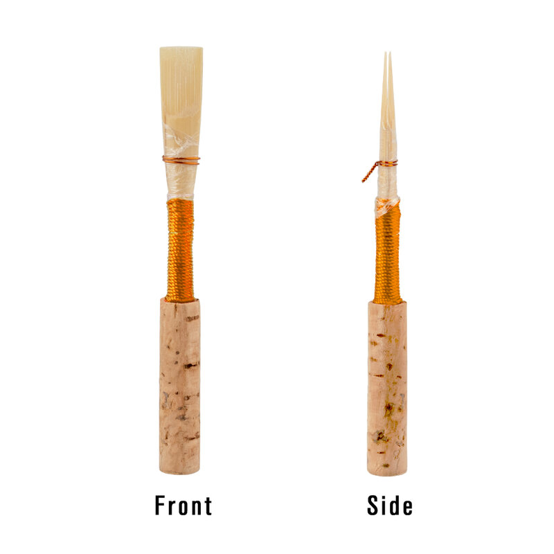 1 Piece NO-01 Oboe Reeds Medium Cork Reed Handmade Oboe Reed With Plastic Case Tubes For Orchestra Oboe Parts Accessories