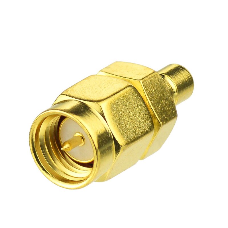 Superbat 5Pcs SMA-SMB Adapter Sma Male Naar Smb Female Gold-Geplooide Connector