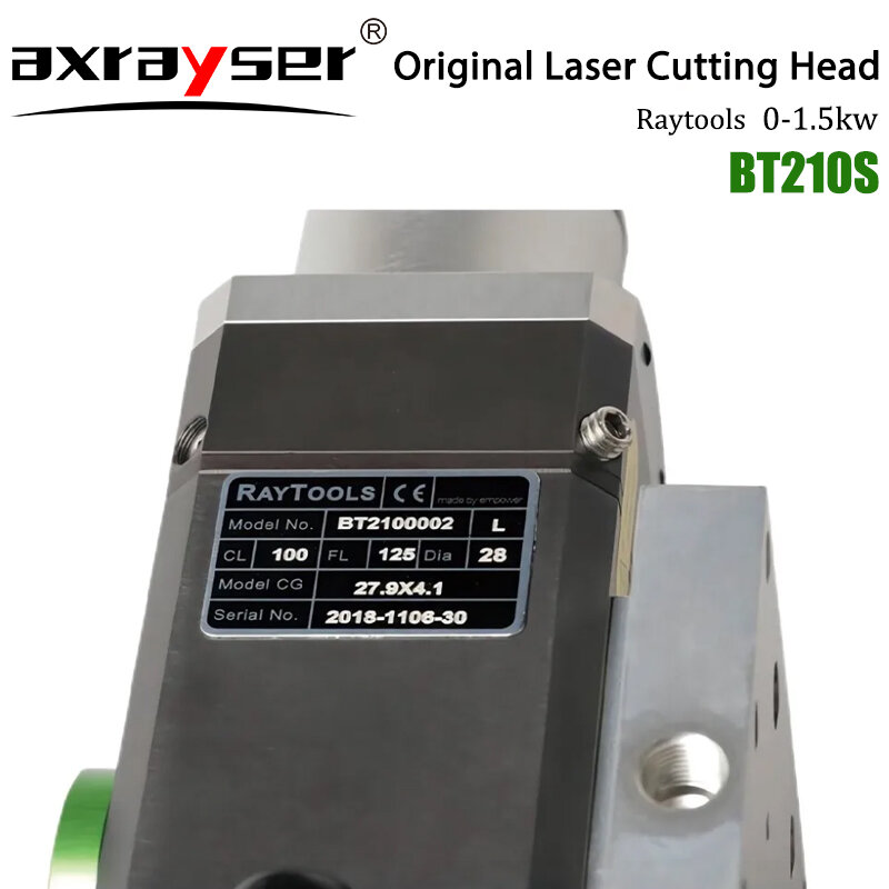 Máquina de corte a laser de fibra Raytools Cabeça Empower, avião 3D, peça original, 0-3KW QBH Raycus IPG CNC, BT210S, BT240S