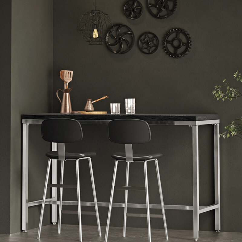 Height Living Room Bar Chairs Metal Nordic Outdoor Counter Modern Bar Chair Luxury Restaurant Kitchen Banqueta Furniture SR50BC