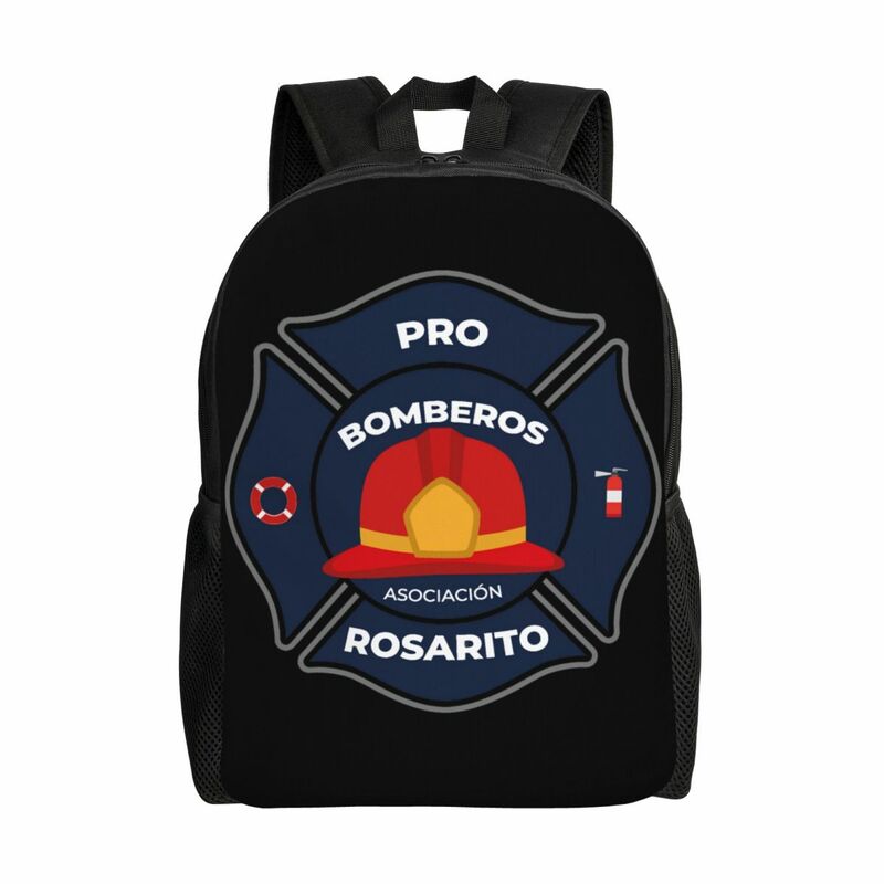 Bomberos strażak plecak dla chłopców dziewczęce strażak strażak szkolna torba podróżna pasuje do plecak o dużej pojemności laptopa