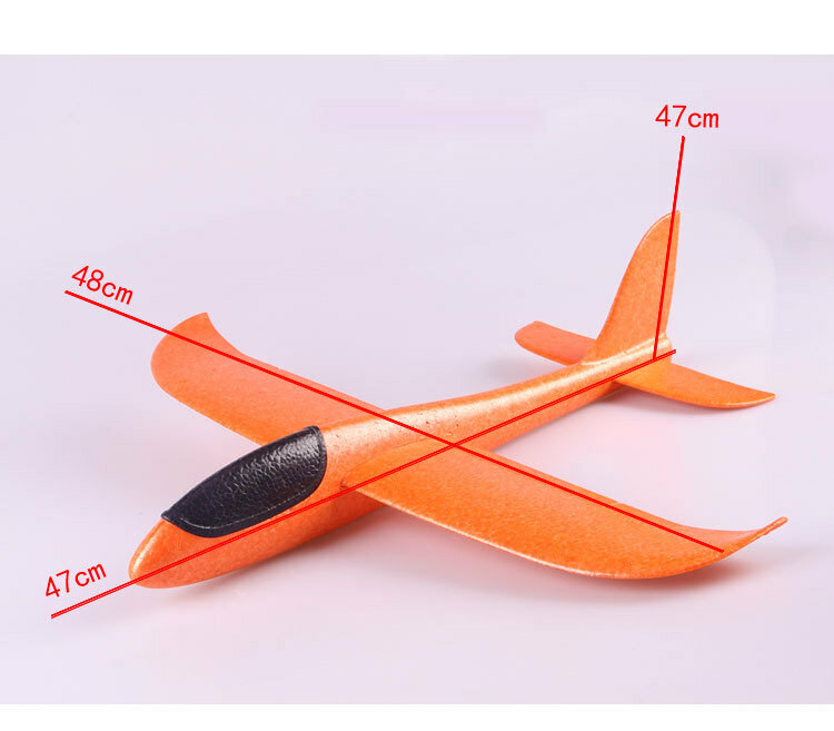 Planeur volant à lancer à la main, avion en mousse, niveau d'avion EPP, vol + manœuvre acrobatique, jouet cadeau pour enfant, 480mm