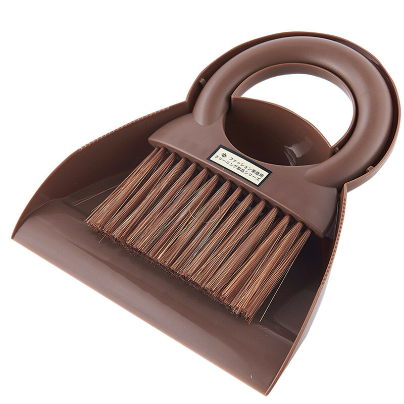 Small Broom- Dustpan Set For Student Mini Small Dustpan Desktop Cleaning Plastic Garbage Shovel Sweep Hair Sweep Ash Cleaning