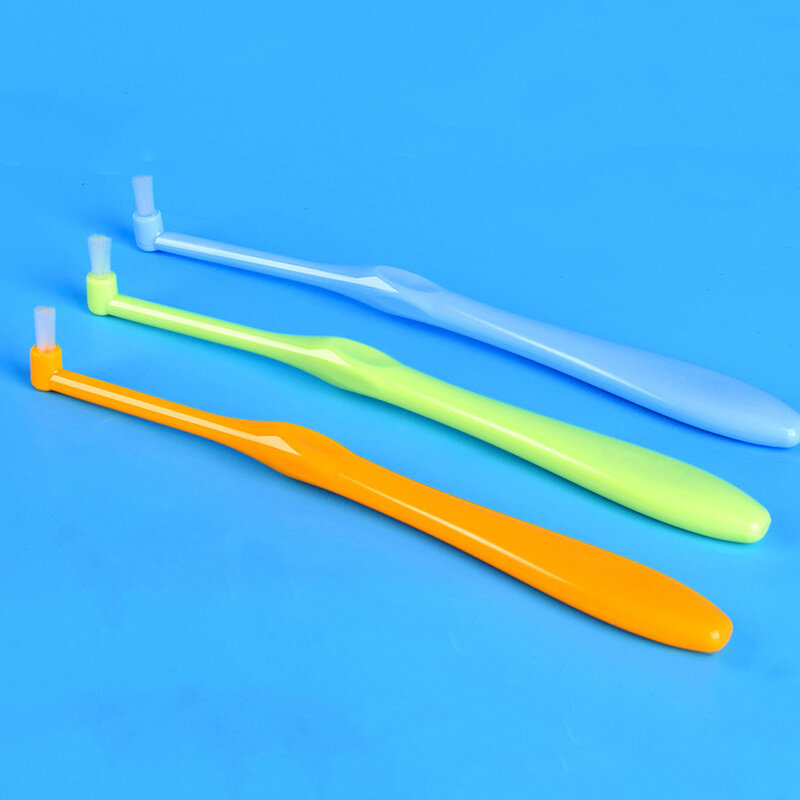 Ортодонтическая зубная щетка, для интердентальных зубчиков, с маленькой головкой, для коррекции мягких волос, для ухода за зубами