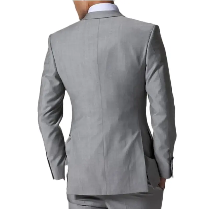 Traje de 3 piezas para hombre, chaqueta informal de negocios, versión coreana, ajustada, atuendo profesional, vestido de novia, chaleco con pantalones