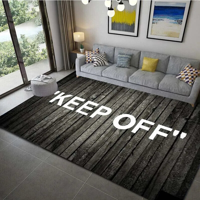 KEEP OFF 클래식 패턴 카펫 미끄럼 방지, 거실 침실 넓은 공간 카펫, 십대 방 복도 카펫, 홈 데코 액세서리